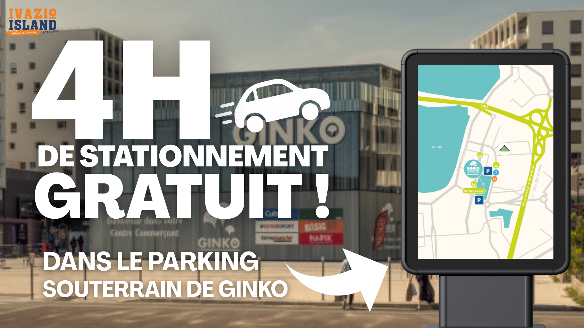 PARKING GRATUIT 4H !