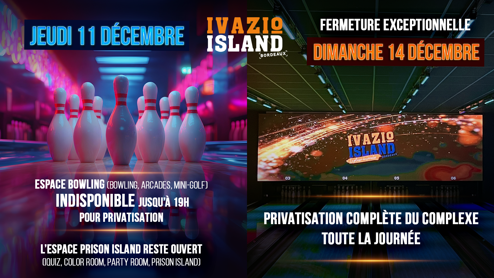 Informations importantes